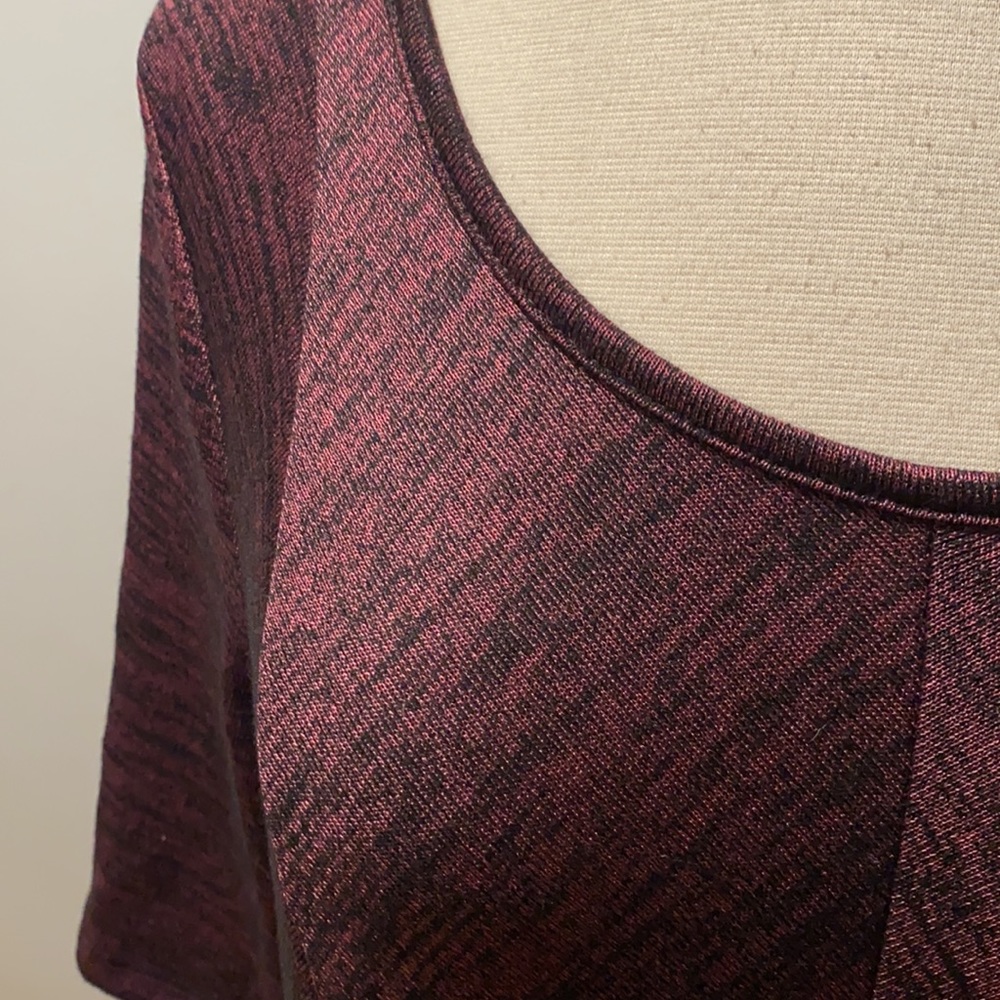 🔥Oversized Dana Buchman purple tunic top - Picture 3 of 5